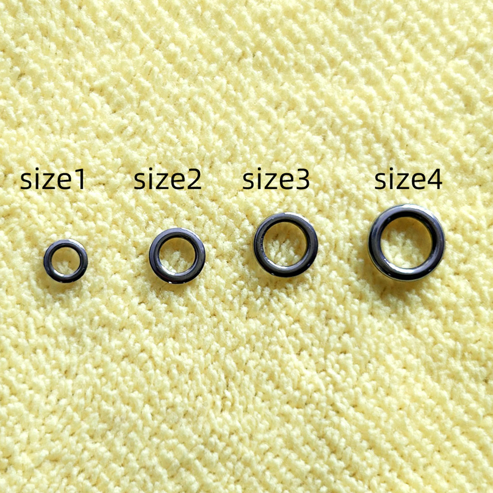 Fishing Equipment Used - DNDYUJU 50pcs Fishing Solid Ring Fishing