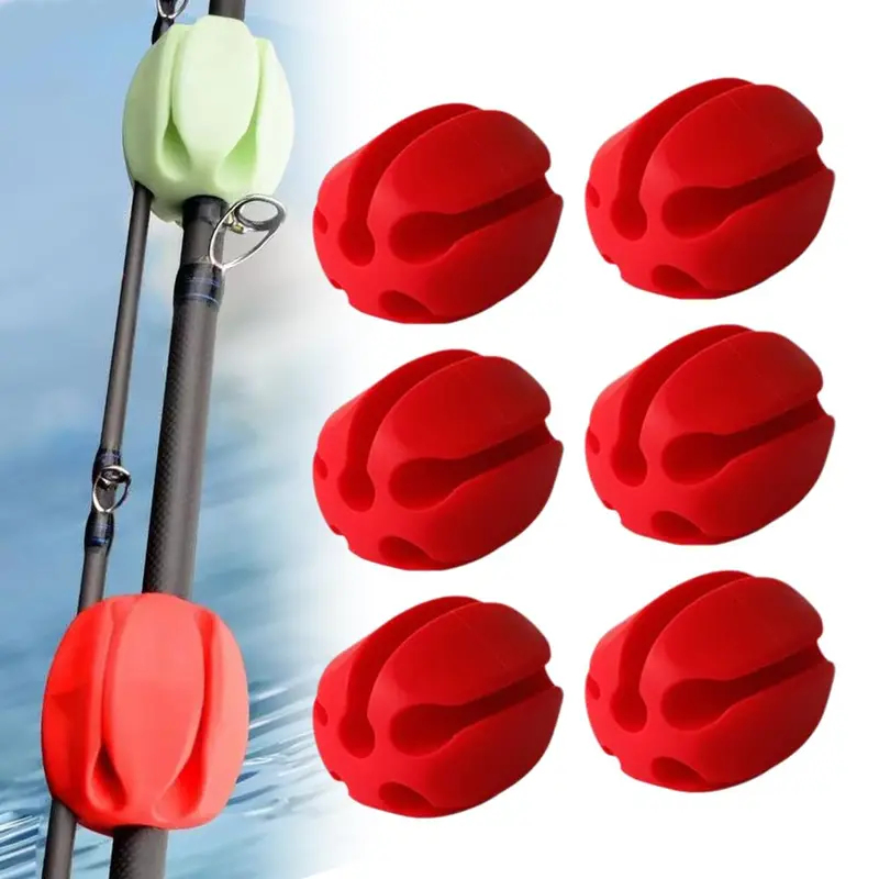 Fishing Equipment Holder - 6-24Pcs Rod Protection Cover Rod Ball