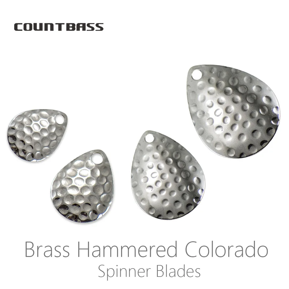 Quality Fishing Equipment - Countbass 50pcs Size 2-4.5 Nickel Brass