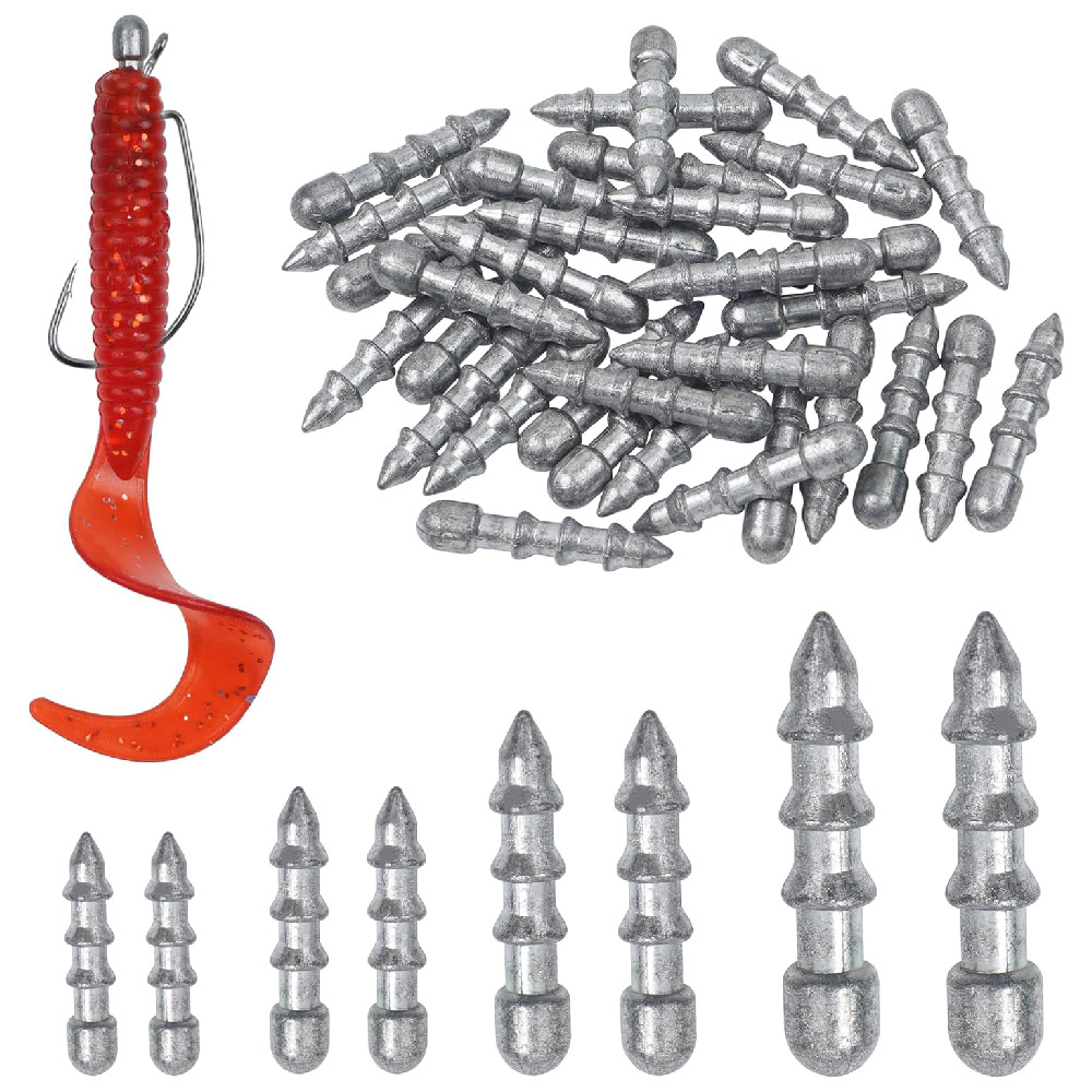 Fishing Equipment Used - 20pcs Nail weights sinkers Worm lure