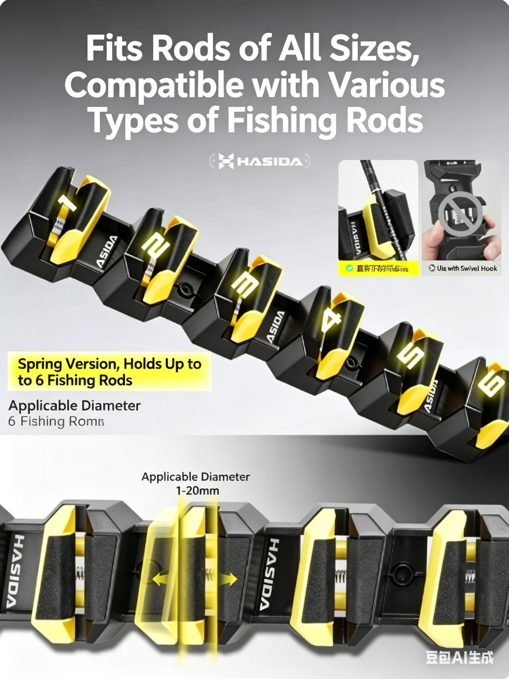HISTAR Soft Rubber Wall-Mounte – Fishing Equipment Used Bewertung und Preis