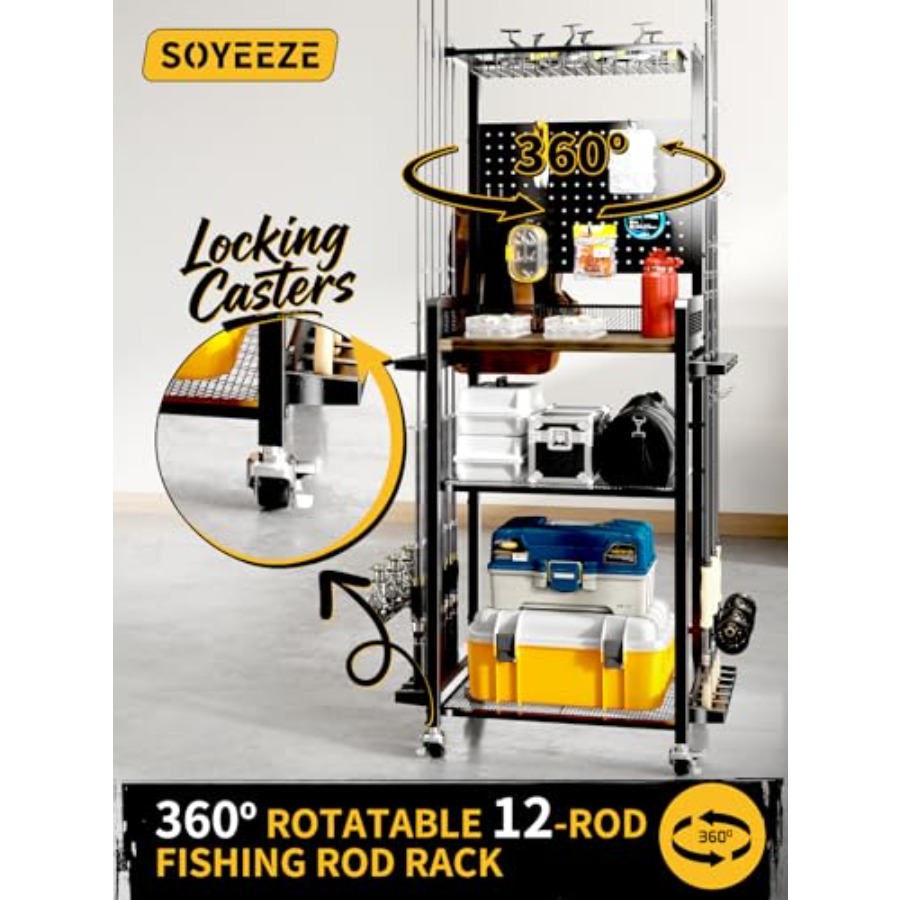Fishing Rod Holder Rotating Fi – Fishing Equipment Holder Bewertung und Preis
