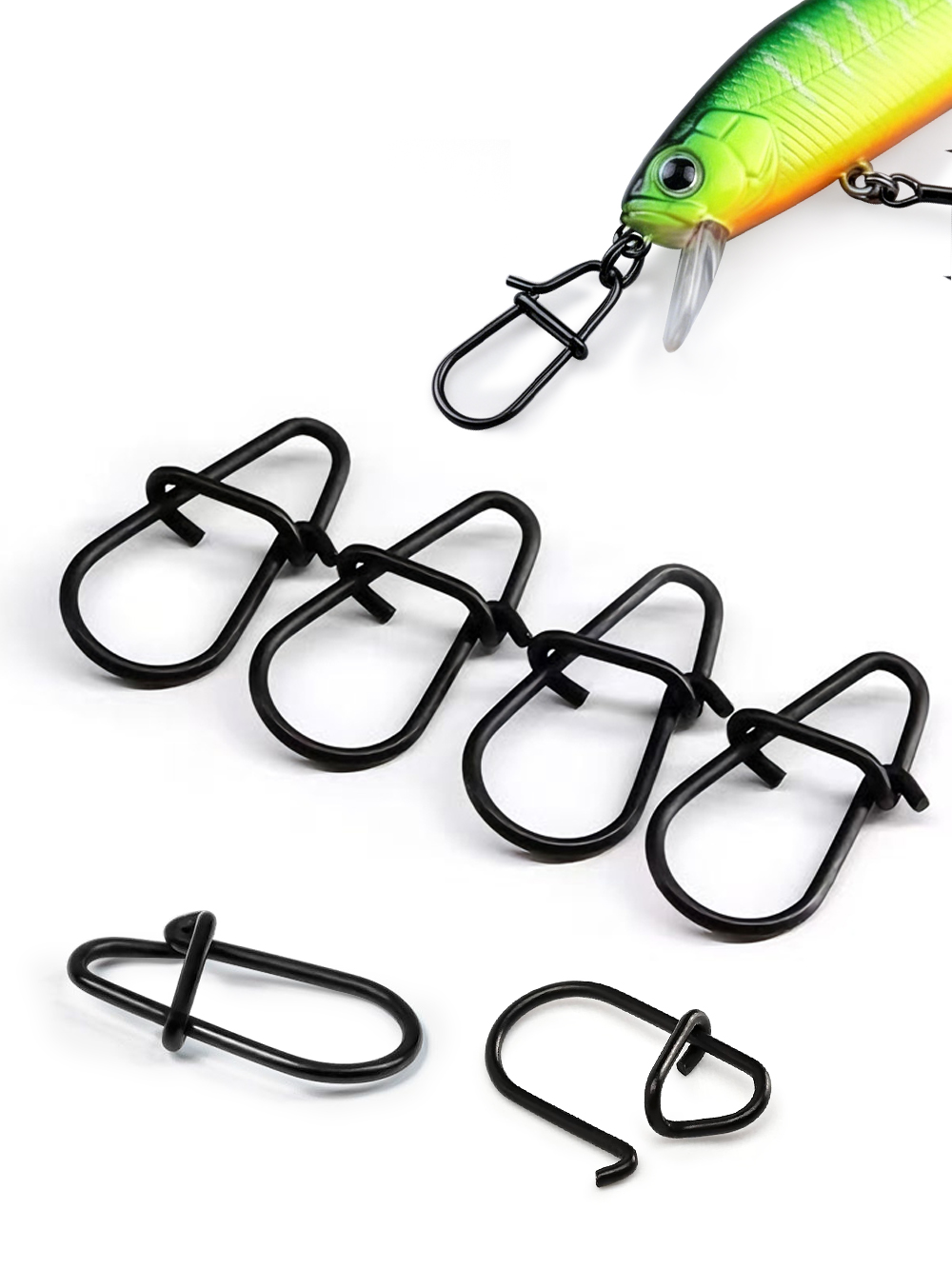 GOBAIT 100Pcs Black Stainless  – Fishing Equipment Used Bewertung und Preis