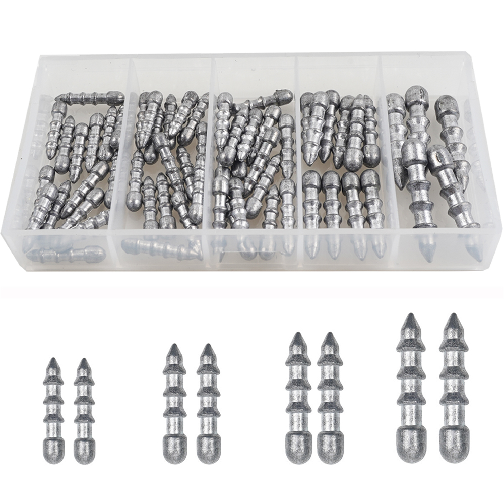 60PCS Nail weights Worm Fishin – Fishing Equipment Used Bewertung und Preis