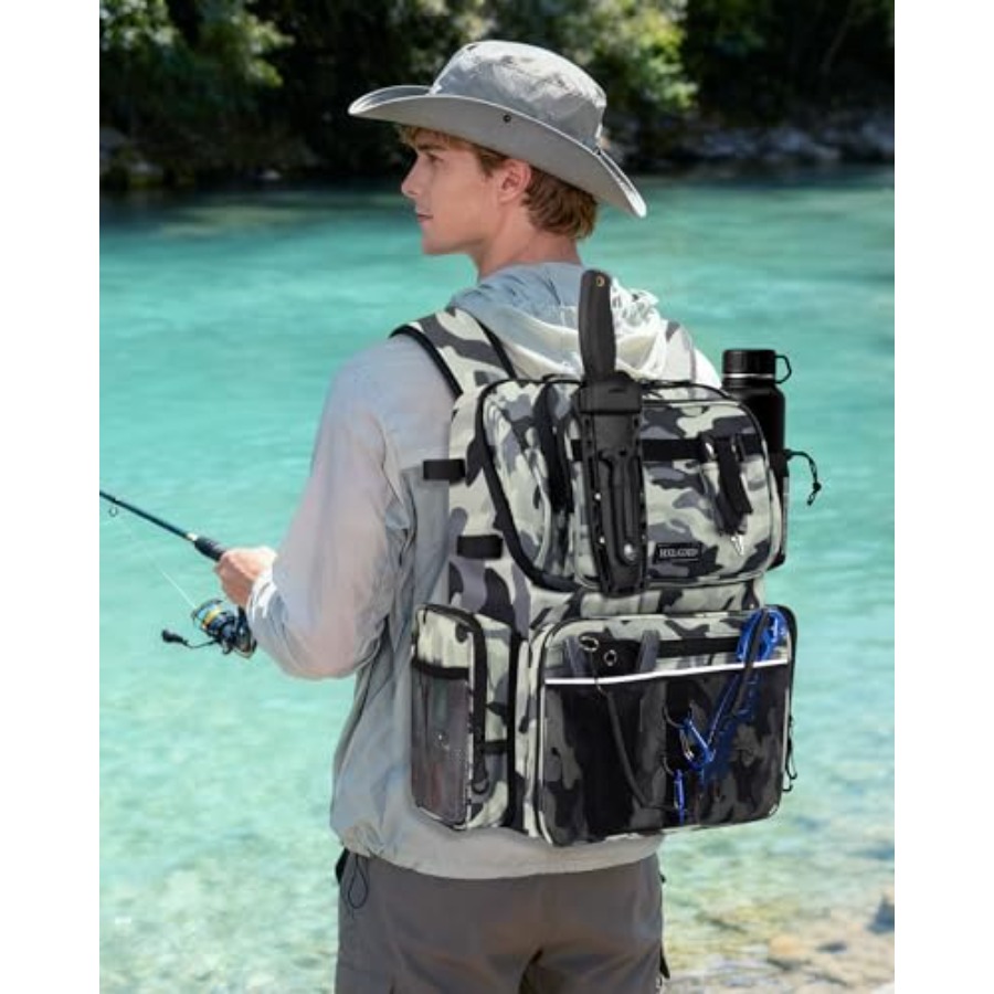 Fishing Backpack with Rod Hold – Fishing Equipment Holder Bewertung und Preis