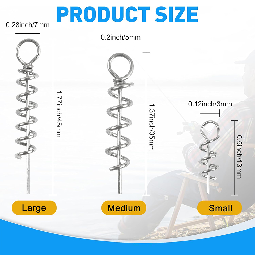 50Pcs Spring Twist Lock Fishin – Fishing Equipment Used Bewertung und Preis