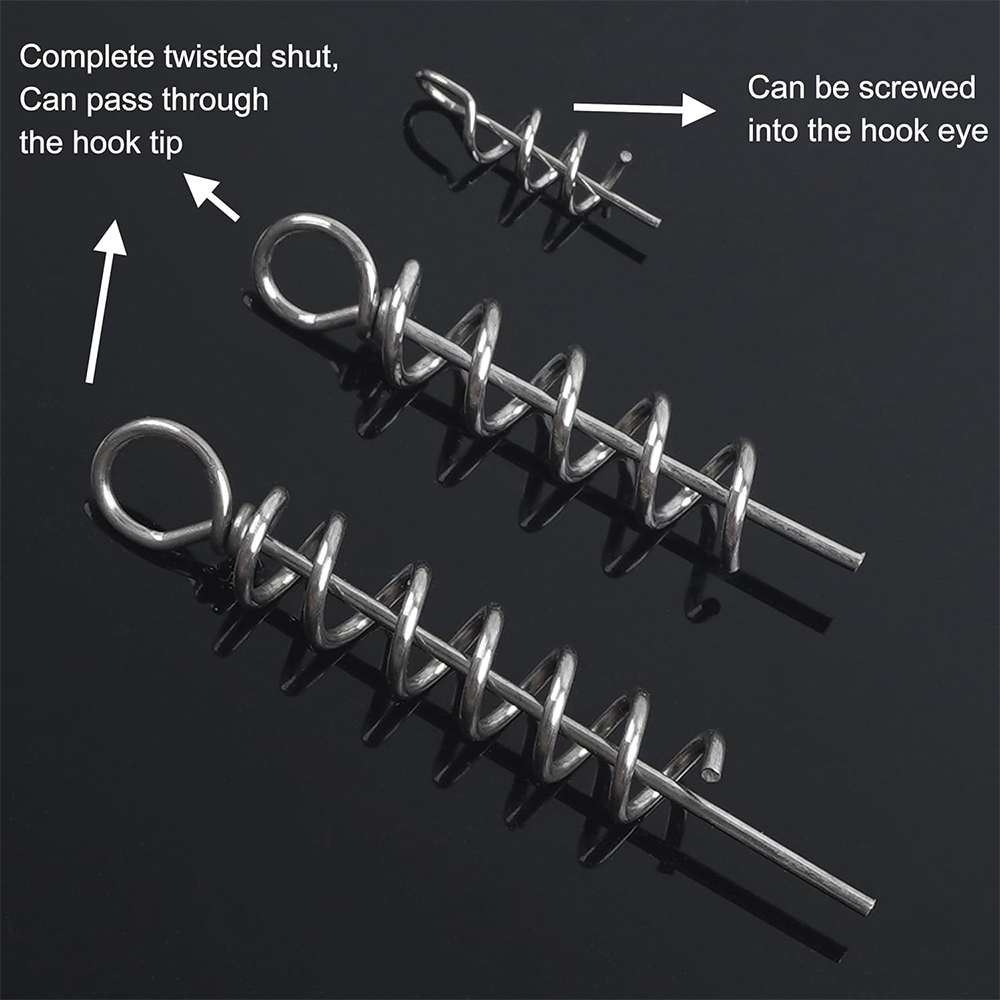 50Pcs Spring Twist Lock Fishin – Fishing Equipment Used Bewertung und Preis