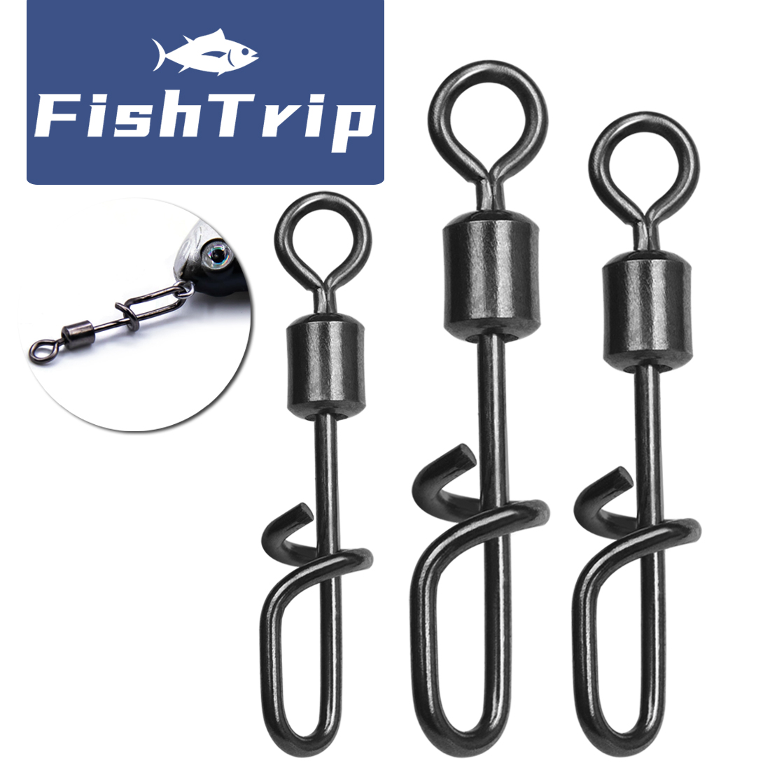 FishTrip Fishing Swivel Snap T – Fishing Equipment Used Bewertung und Preis