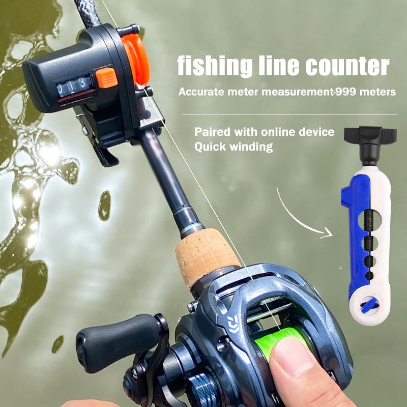 0-999M Fishing Line Counter De – Fishing Equipment Holder Bewertung und Preis