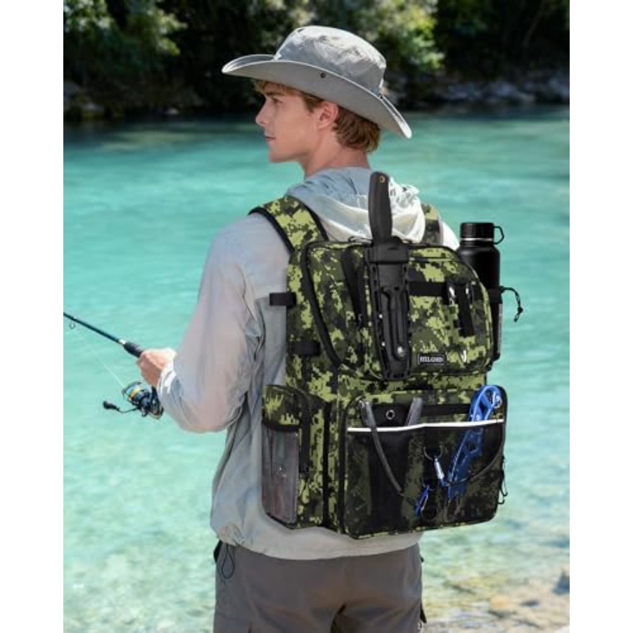 Fishing Backpack with Rod Hold – Fishing Equipment Holder Bewertung und Preis