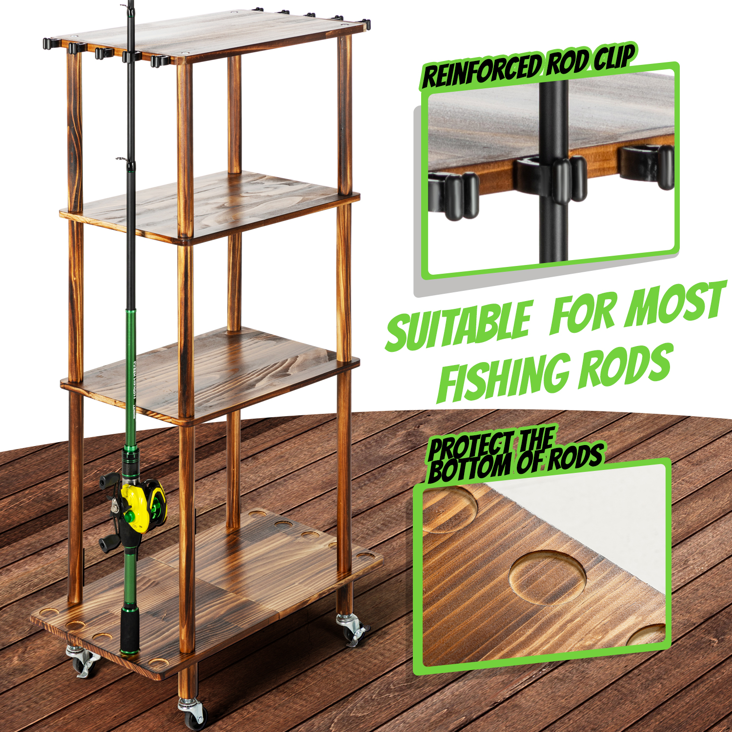 Fishing Rod Holders for Garage – Fishing Equipment Holder Bewertung und Preis